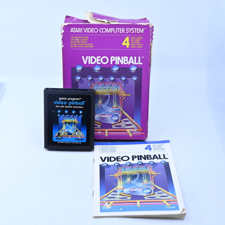 Video Pinball - Atari 2600 Boxed Game - PAL - FREE POST!