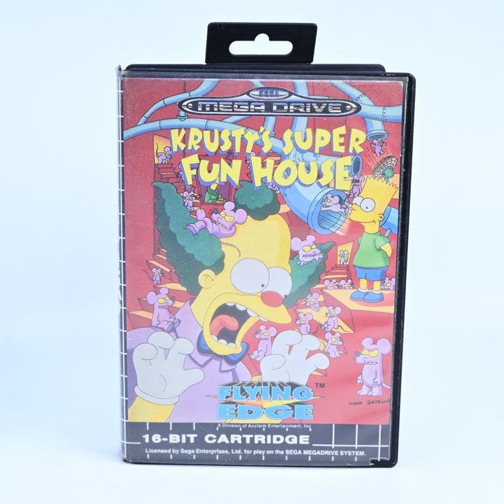 Krusty's Super Fun House - Sega Mega Drive Game - No Manual - PAL - FREE POST!
