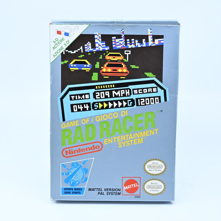 Rad Racer - Nintendo Entertainment System / NES Boxed Game - PAL - FREE POST!