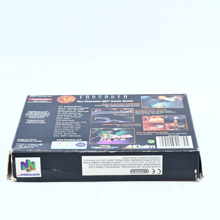 Forsaken - N64 / Nintendo 64 Boxed Game - PAL - FREE POST!