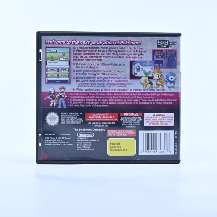 Pokemon Pearl - Nintendo DS Game - PAL + Manual - FREE POST!