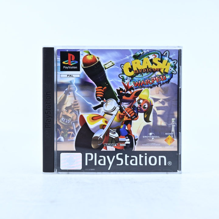 Crash Bandicoot 3: Warped - Sony Playstation 1 / PS1 Game + Manual - PAL