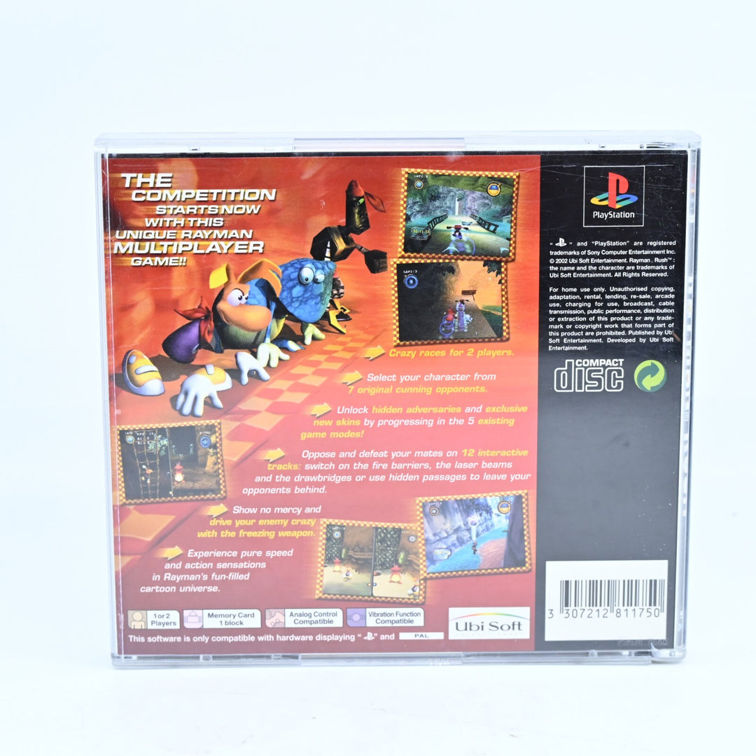 Rayman Rush - Sony Playstation 1 / PS1 Game + Manual - PAL - MINT DISC!