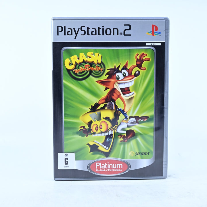 Crash Twinsanity - Sony Playstation 2 / PS2 Game + Manual - PAL - MINT DISC!