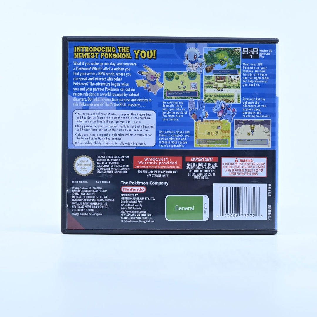 Pokemon Mystery Dungeon: Blue Rescue Team - Nintendo DS Game - PAL