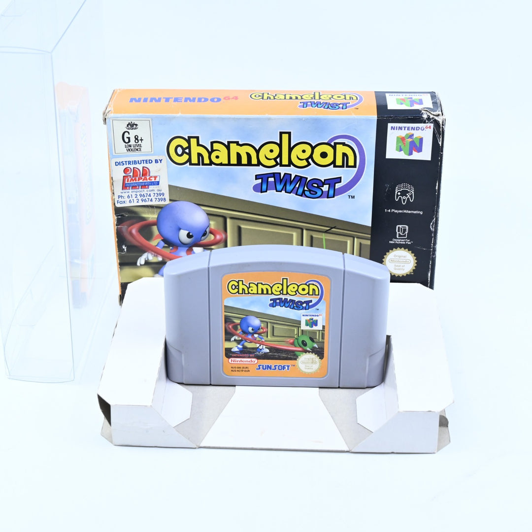 Chameleon Twist  - N64 / Nintendo 64 Boxed Game - PAL - No Manual FREE POST!