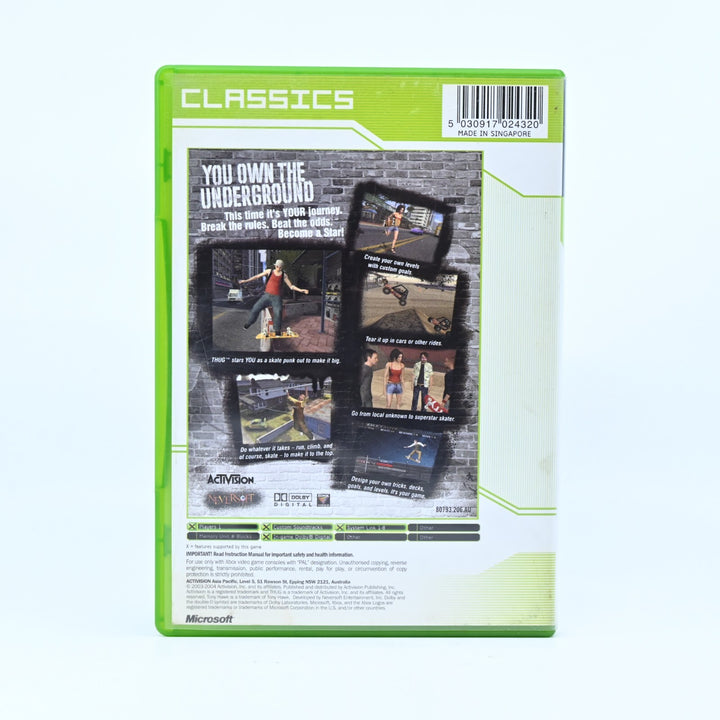 Tony Hawk's Underground - Original Xbox Game - No Manual - PAL - MINT DISC!