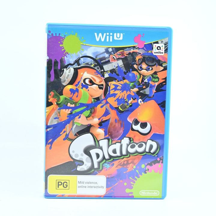 Splatoon - Nintendo Wii U Game - PAL - MINT DISC!