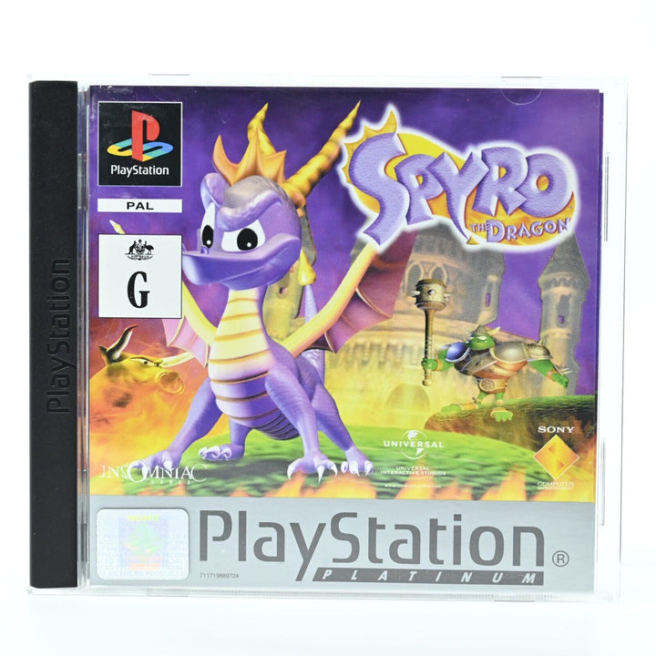 Spyro the Dragon - Sony Playstation 1 / PS1 Game - PAL - FREE POST!