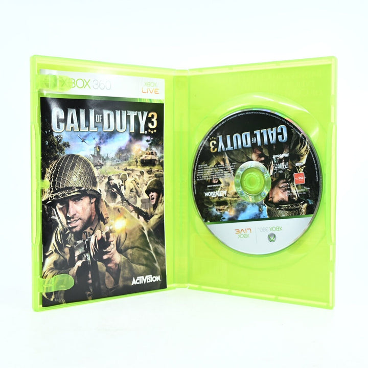 Call of Duty 3 - Xbox 360 Game + Manual - PAL - MINT DISC!