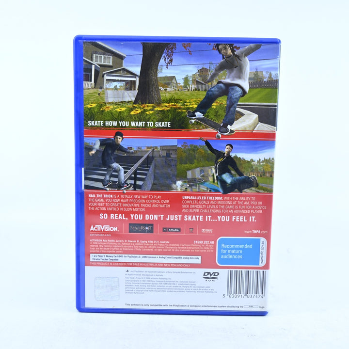 Tony Hawk's Project 8 - Sony Playstation 2 / PS2 Game + Manual - PAL