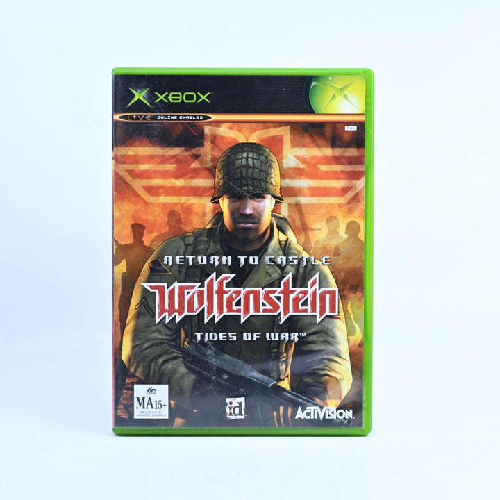 Return to Castle: Wolfenstein - Original Xbox Game + Manual - PAL - MINT DISC!
