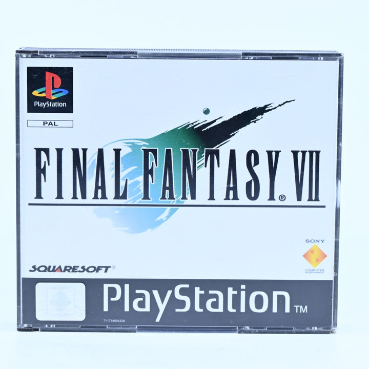 Final Fantasy VII - Sony Playstation 1 / PS1 Game + Manual - PAL - MINT DISC!