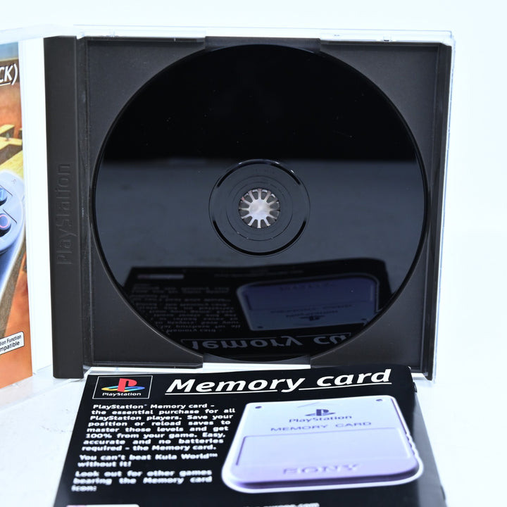 LIKE NEW! Kula World - Sony Playstation 1 / PS1 Game + Manual - PAL - MINT DISC!