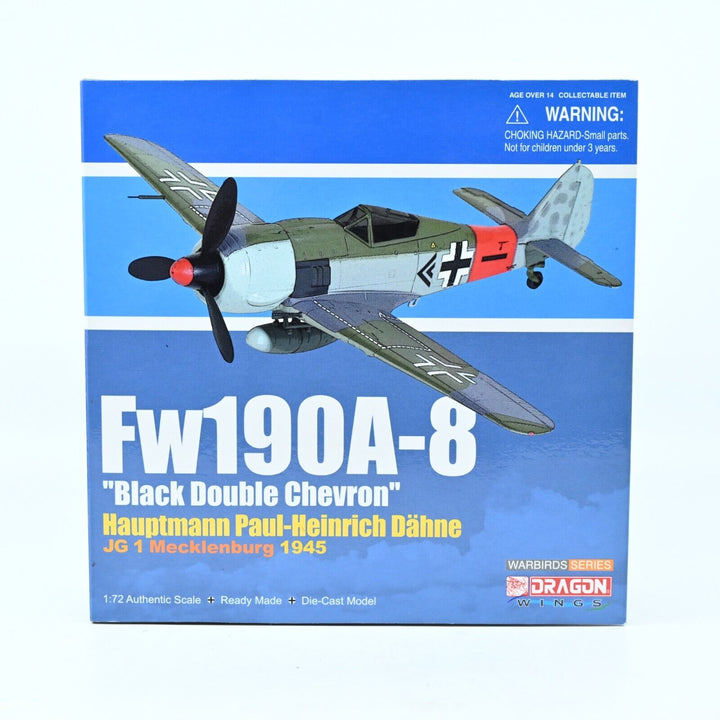 Dragon Wings 1:72 Fw190A-8 "Black Double Chevron" 50094 - Die Cast Plane