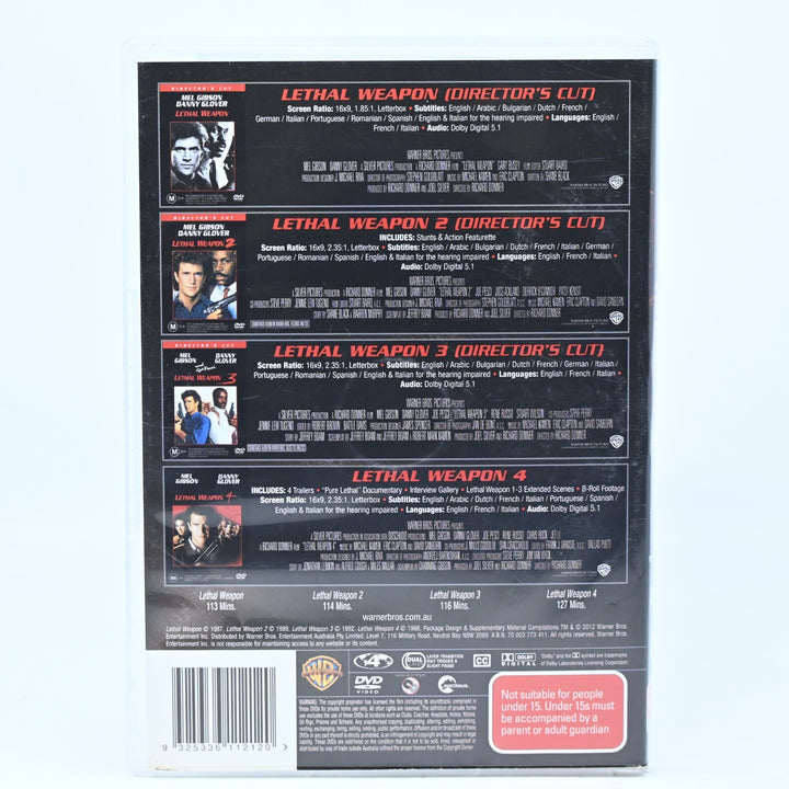 Lethal Weapon Collection DVD Box Set - Region 4 - FREE POST!