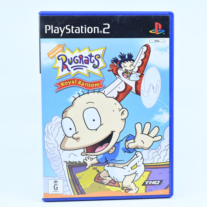 Rugrats Royal Ransom - Sony Playstation 2 / PS2 Game + Manual - PAL - MINT DISC!