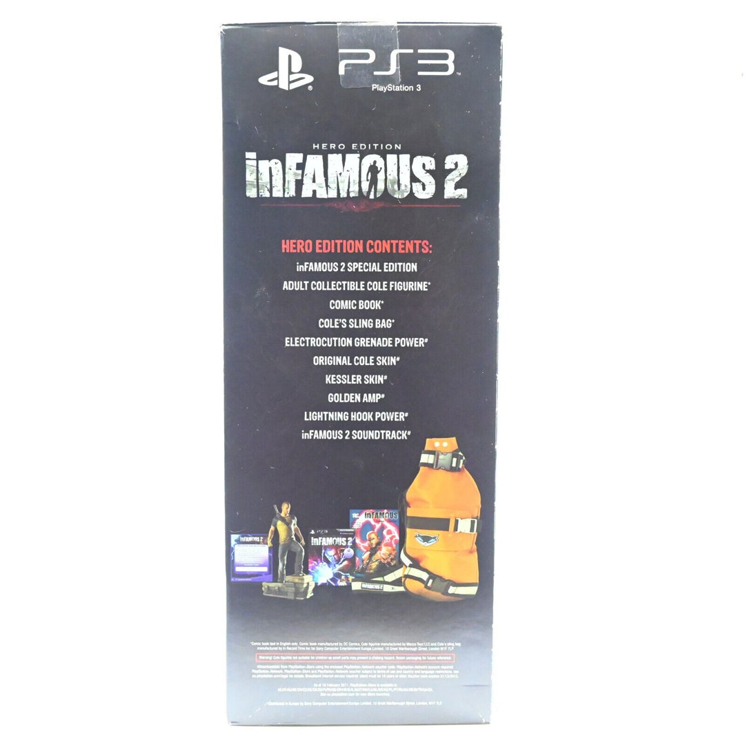 Infamous 2 - Hero Edition - Sony Playstation 3 / PS3 Game + Manual - MINT DISC!