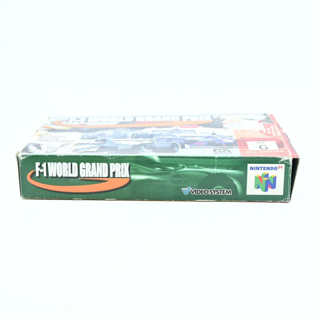 F-1 World Grand Prix - N64 / Nintendo 64 Boxed Game - PAL - FREE POST!