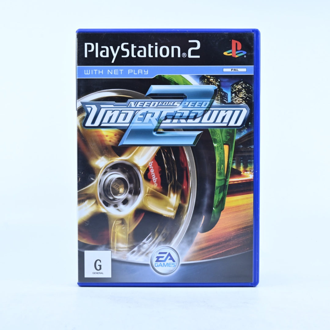 Need for Speed Underground 2 - Sony Playstation 2 / PS2 Game + Manual - PAL