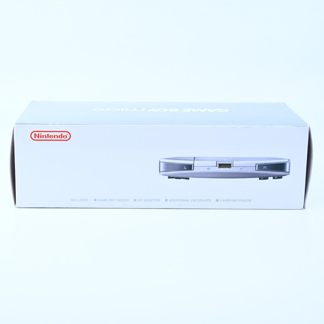 UNUSED! Silver Gameboy Micro - Nintendo Gameboy Micro Boxed Console