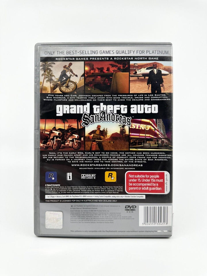 Grand Theft Auto: San Andreas #4 - Sony Playstation 2 / PS2 Game - PAL