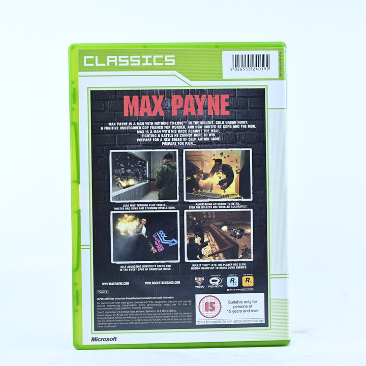 Max Payne - Original Xbox Game - No Manual - PAL - MINT DISC!