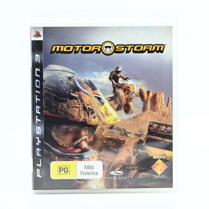 MotorStorm - Sony Playstation 3 / PS3 Game + Manual - MINT DISC!