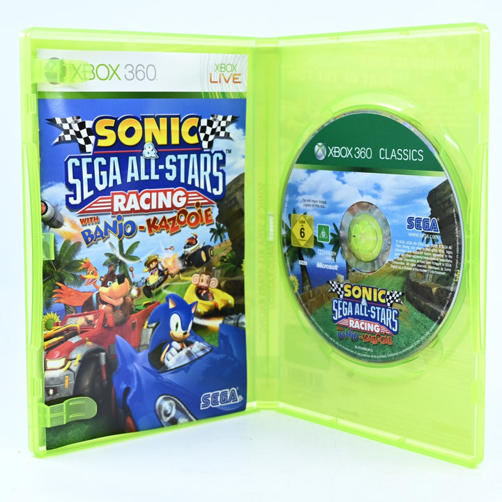 Sonic & Sega All-Stars Racing with Banjo & Kazooie - Xbox 360 Game + Manual