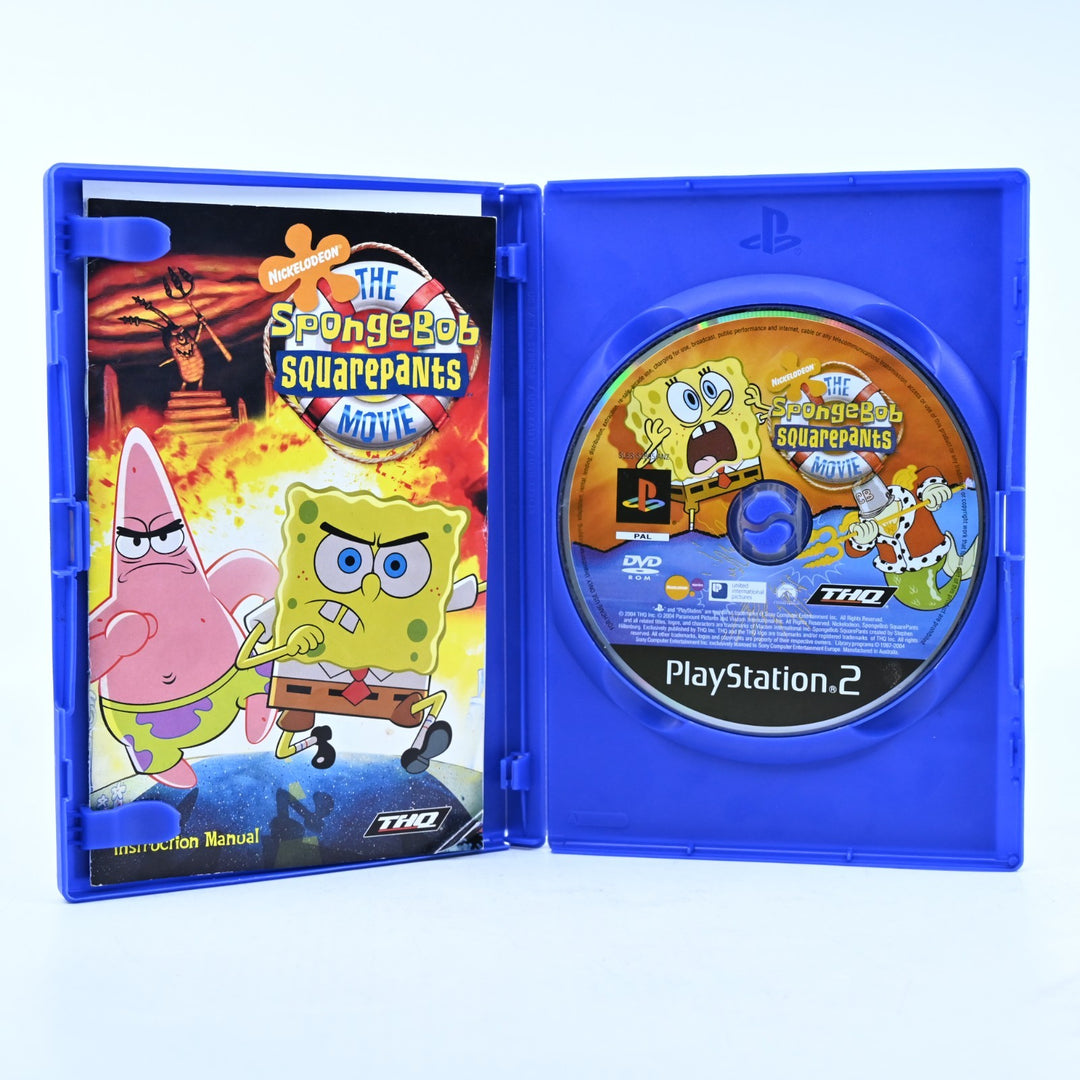 The SpongeBob SquarePants Movie - Sony Playstation 2 / PS2 Game + Manual