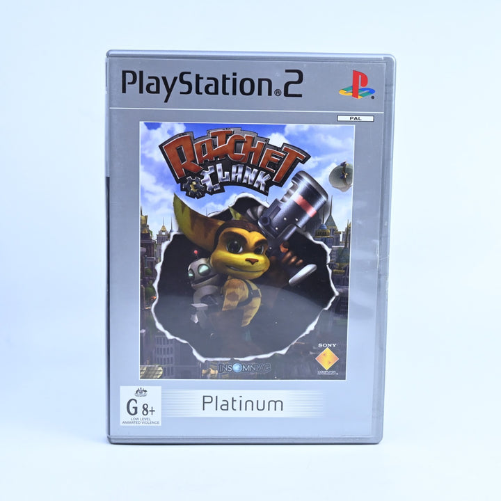 Ratchet & Clank - Sony Playstation 2 / PS2 Game + Manual - PAL