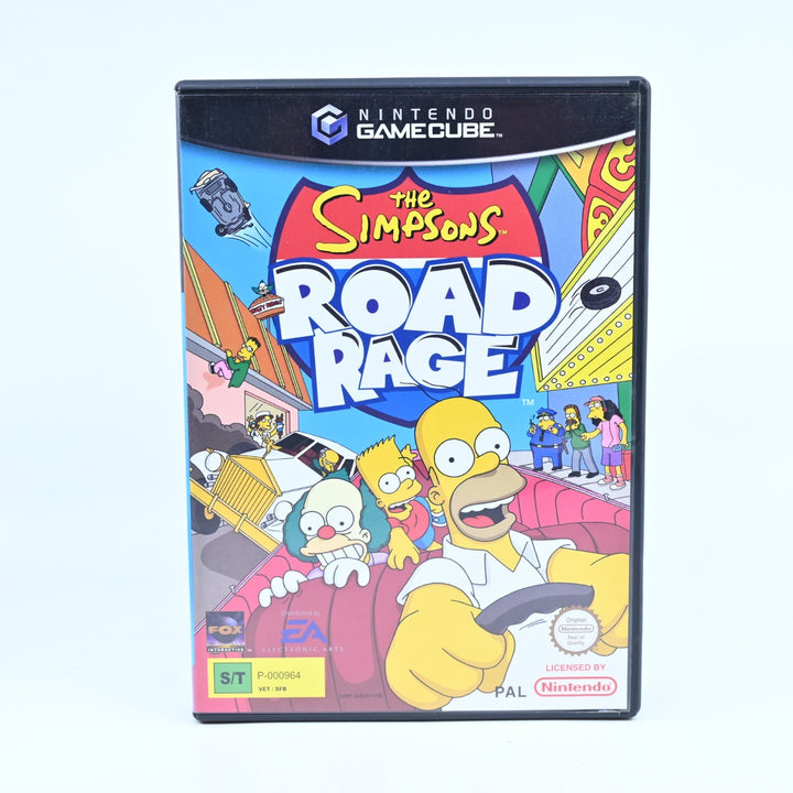 The Simpsons Road Rage - Nintendo Gamecube Game + Manual - PAL - FREE POST!