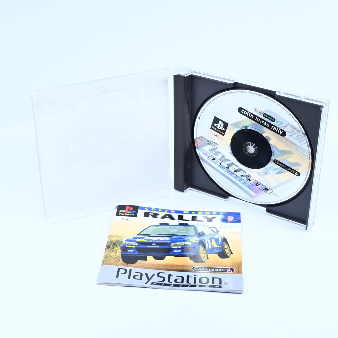 Colin McRae Rally - Sony Playstation 1 / PS1 Game + Manual - PAL - MINT DISC!