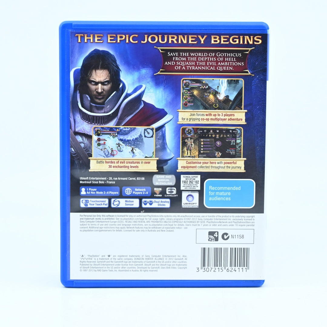 Dungeon Hunter: Alliance - Sony PS Vita Game - FREE POST!