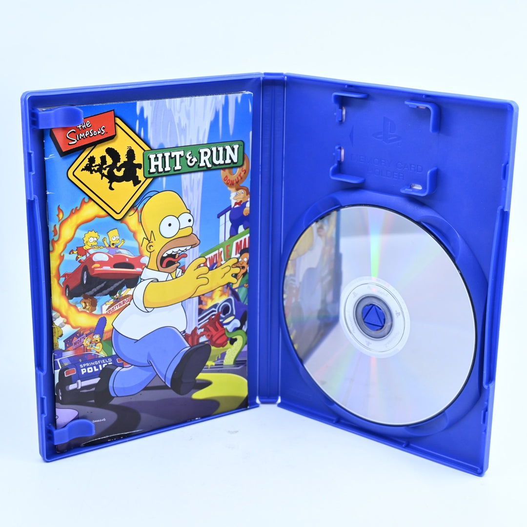 The Simpsons Hit & Run - Sony Playstation 2 / PS2 Game + Manual - PAL