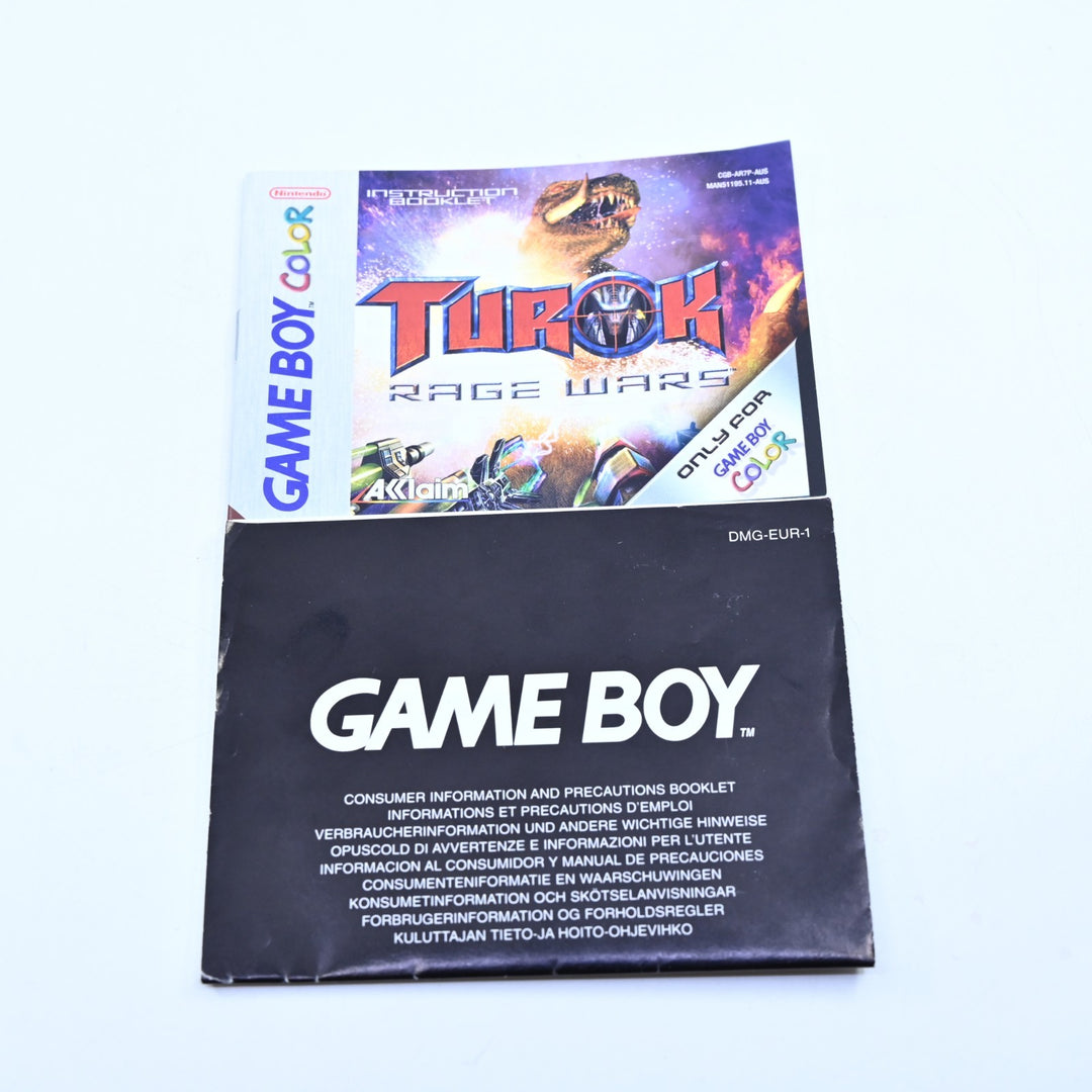 Turok Rage Wars - Nintendo Gameboy Boxed Game - PAL - FREE POST!