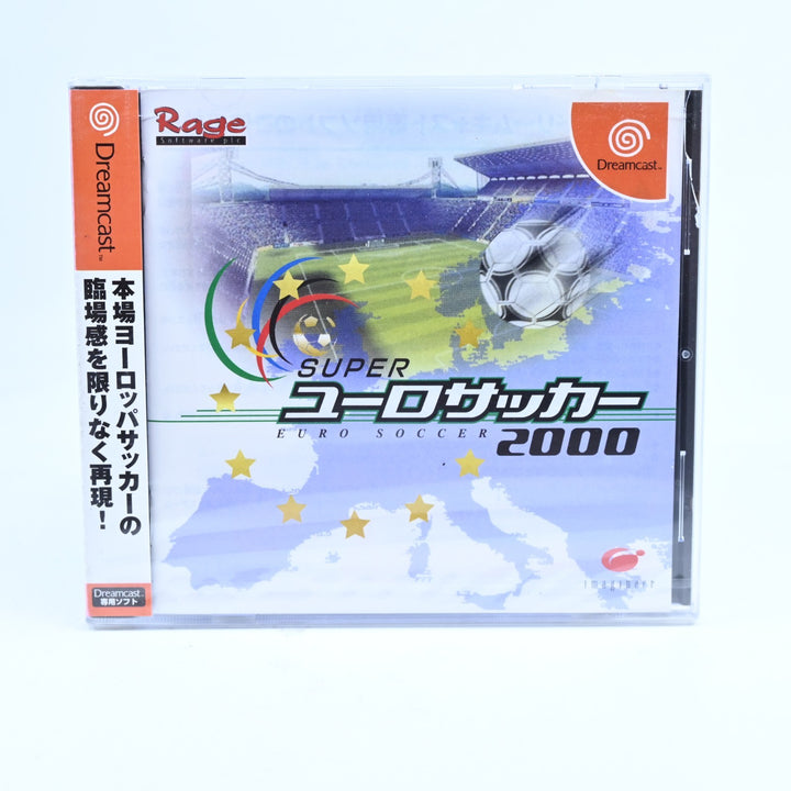 SEALED! Super Euro Soccer 2000 - Sega Dreamcast Game - NTSC-J