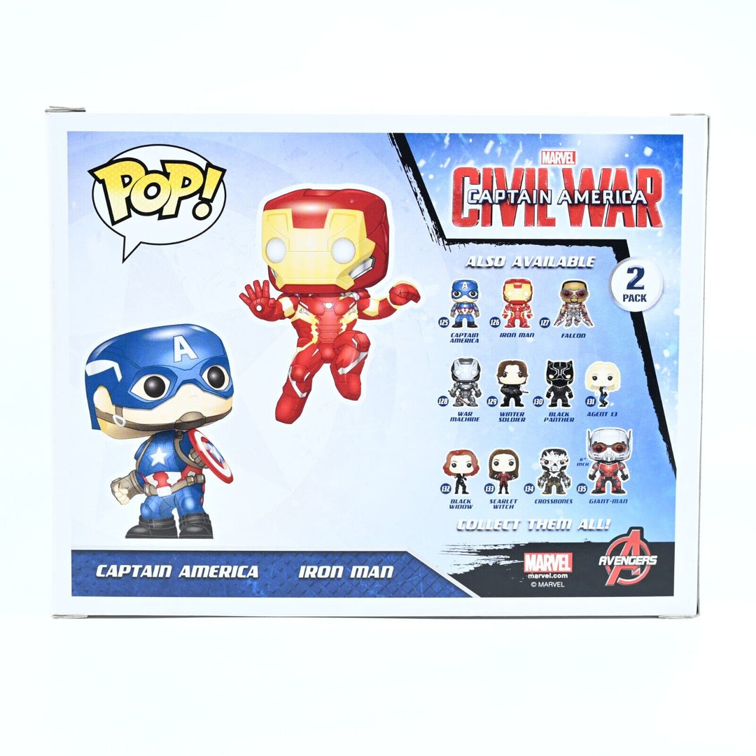 Captain America and Iron Man - Captain America Civil War Funko POP Vinyl