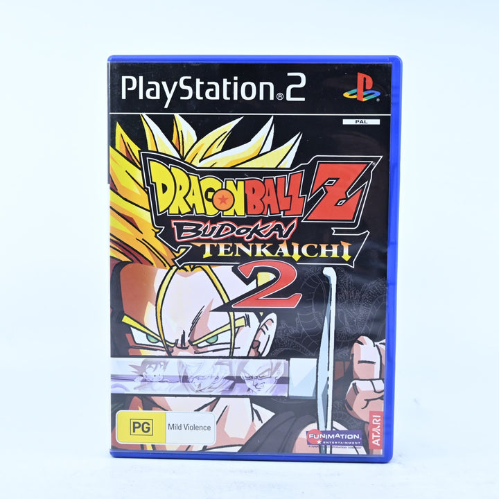 Dragon Ball Z Budokai Tenkaichi 2 - Sony Playstation 2 / PS2 Game + Manual