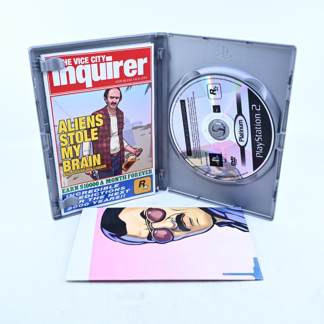 Grand Theft Auto: Vice City Stories - Sony Playstation 2 PS2 Game + Manual + Map
