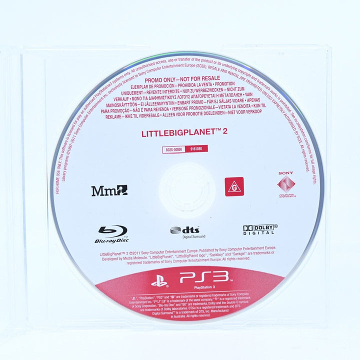 Little Big Planet 2 - Promo Disc - PS3 Game - Disc Only - MINT DISC!