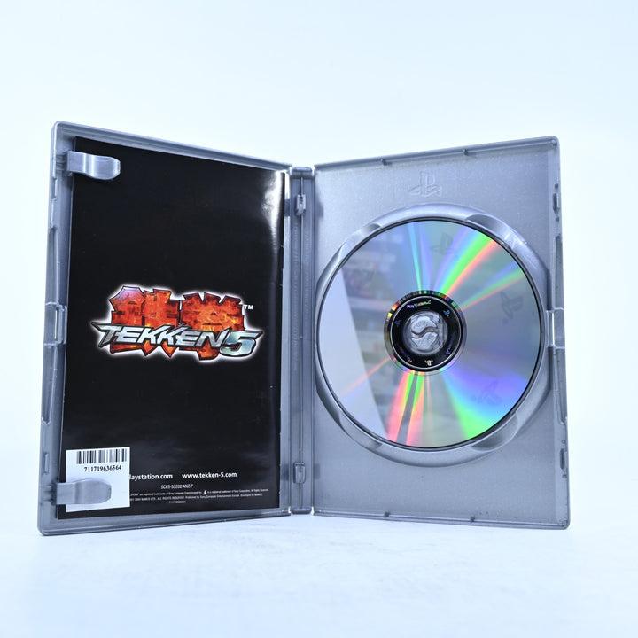 Tekken 5 - Sony Playstation 2 / PS2 Game + Manual - PAL - MINT DISC!