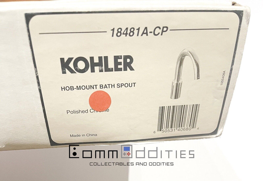 BRAND NEW! KOHLER Memphis Bath Spout Hob-Mount Chrome  Model 18481A-CP RRP $354