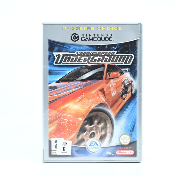 Need for Speed Underground - Nintendo Gamecube Game + Manual - PAL - FREE POST!