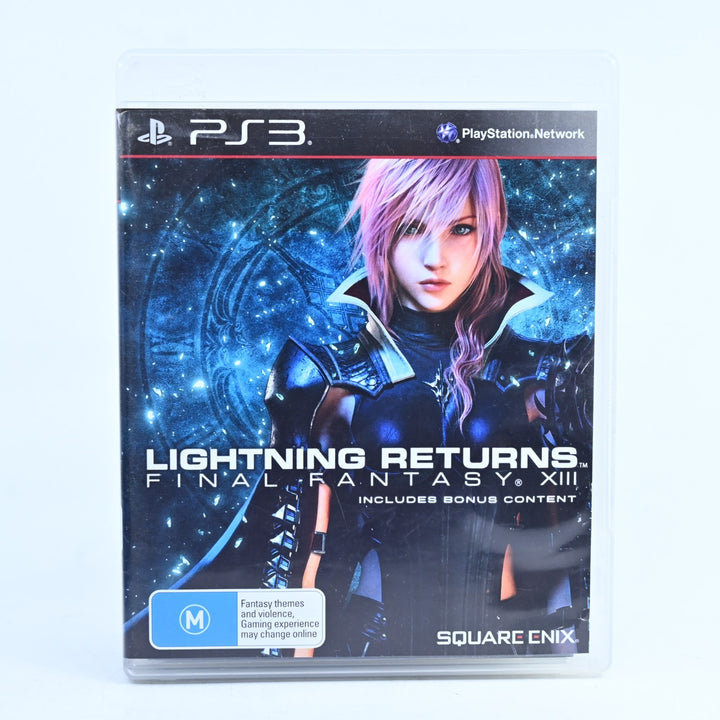 Lightning Returns: Final Fantasy XIII - Sony Playstation 3 / PS3 Game + Manual