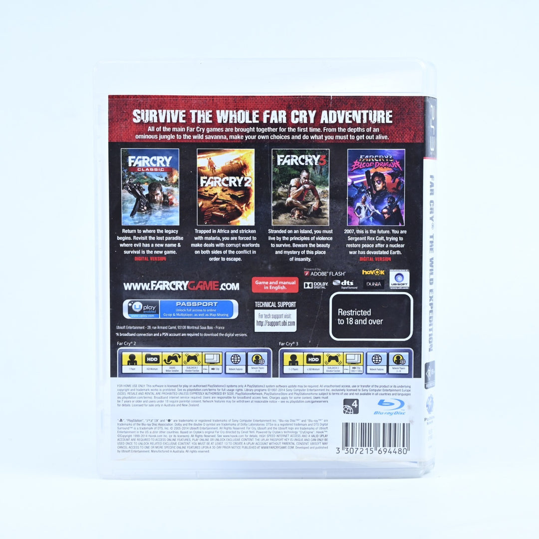 Far Cry: The Wild Expedition - Sony Playstation 3 / PS3 Game + Manual