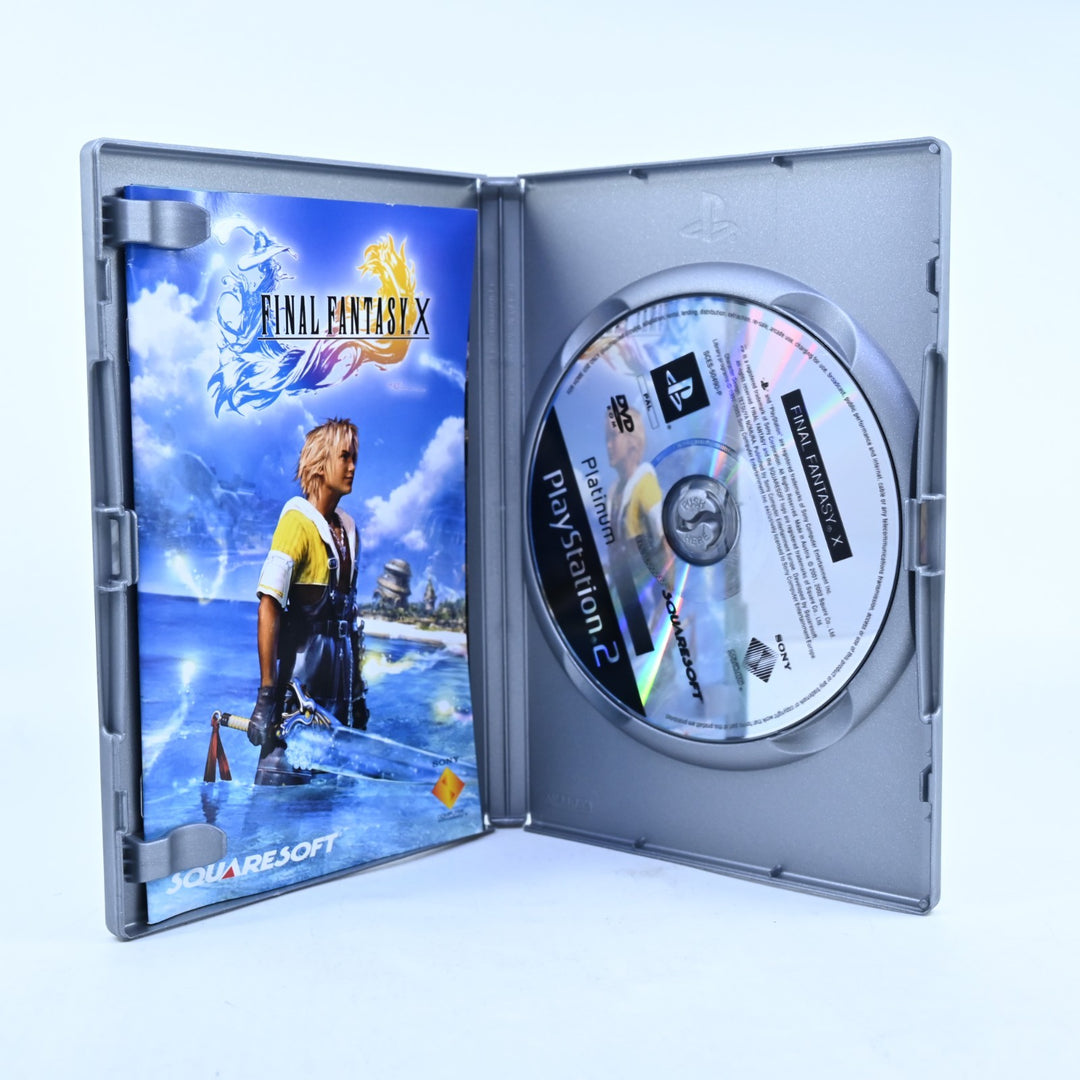 Final Fantasy X - Sony Playstation 2 / PS2 Game + Manual - PAL - MINT DISC!