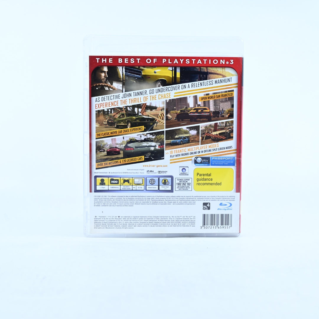 Driver San Francisco - Sony Playstation 3 / PS3 Game + Manual - MINT DISC!