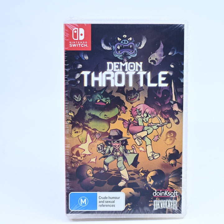 SEALED! Demon Throttle - Nintendo Switch Game - FREE POST!