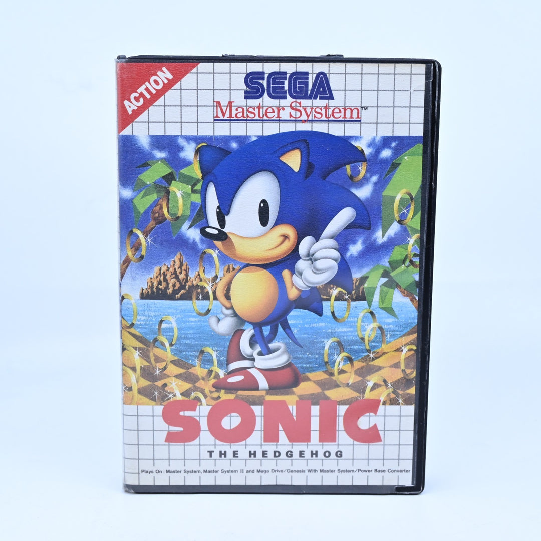 Sonic The Hedgehog - Sega Master System Game - No Manual - PAL - FREE POST!